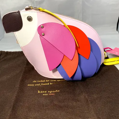 Kate Spade Flock Party Parrot Crossbody Bag Nwt Pink 150 46 Off Retail New With Tags From Forgetmeknots