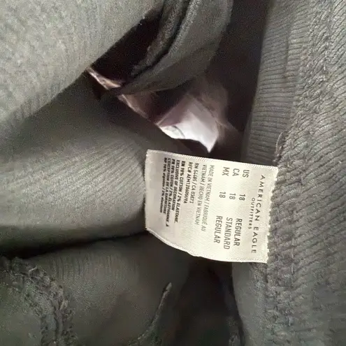 American Eagle  Women’s 18 High Rise Mini Corduroy Skirt Blue