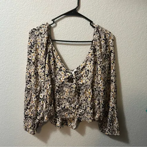 Patrons of Peace NEW Floral J’taime Blouse SMALL