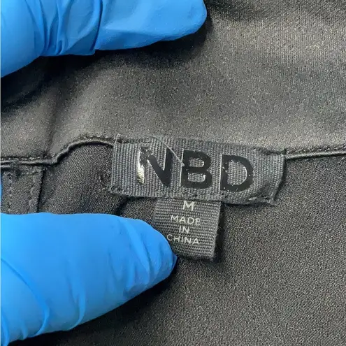 NBD  Brit Choker Plunging V- Neck Dress size M