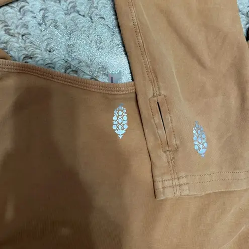 Free People Movement NWOT Saddle Up Romper Set - Toasted Coconut - Small - XL