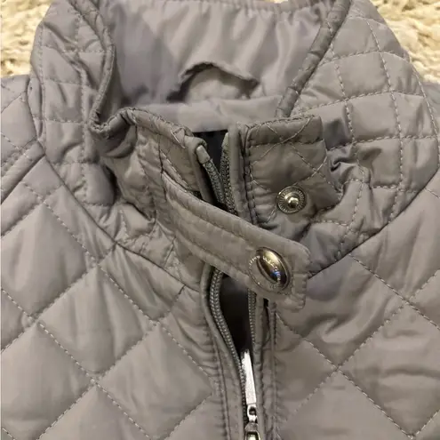 Weatherproof Women’s  Gray Quilted Coat with Side Stretch Size M