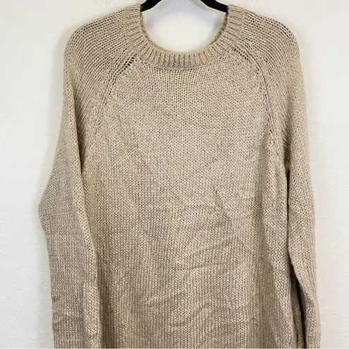 Wooden Ships  Wool Blend Lightweight Crew Neck Relaxed Fit Tunic Sweater M/L