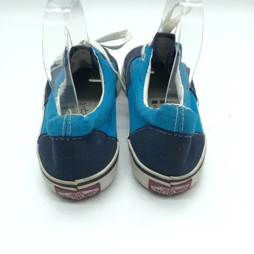 Vans  Low Top Sneakers Two Tone Navy Blue UK 5.5 US Womens 7.5