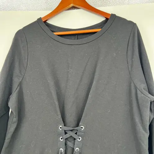 Lane Bryant Livi Active black Women's Plus size 14 / 16 Tunic Top sweater dress