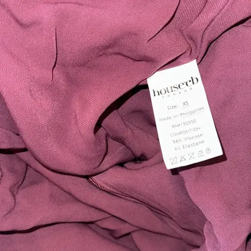 House Of CB Alia Mulberry Mini Dress sz XS