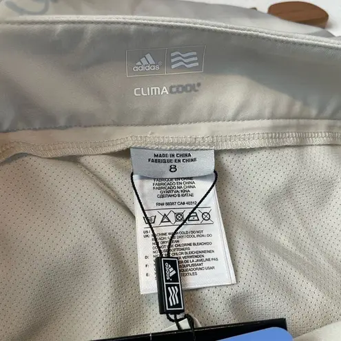 Adidas NWT  Clima Cool Stretch Skort in Khaki Size‎ 8
