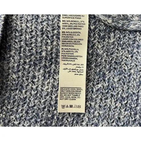 Fat Face Sweater Womens 12 Blue Marled Harpenden Sweater Casual Preppy Outdoors