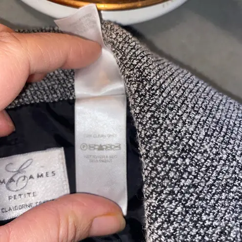 Emma James gray tweed lined coat