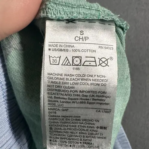 GapBody Shorts Womens Small Green Bird Print Drawstring Pajama Sleep Lounge