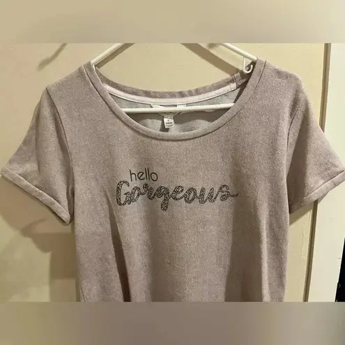 Marilyn Monroe Size Large Lavender Leopard Print 2 Piece Pajamas