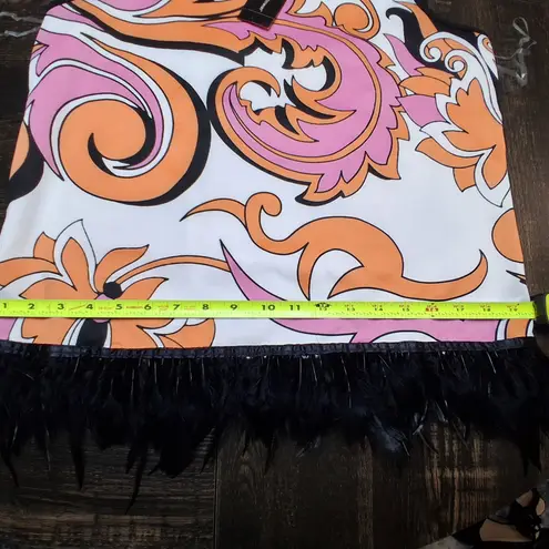 Ashley Stewart NWT VINTANGE 70 Exchange Pink and Orange Women's