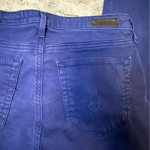 AG Adriano Goldschmied  26R The Prima Mid Rise Cigarette Jeans Cobalt Bright Blue - Image 11