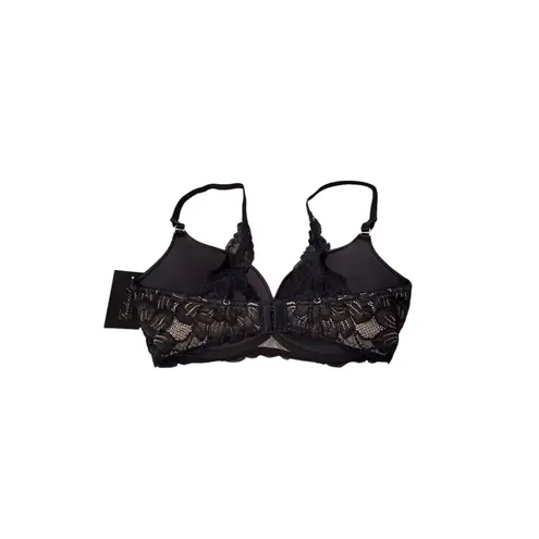 Frederick's of Hollywood Frederick’s of Hollywood Julieta Black Lace No Wire Push Up Bra Sz 32D NEW