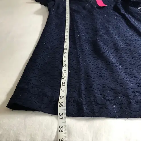 Lilly Pulitzer 🎈 Kathie Mini Shift Dress Navy Metallic Size 8