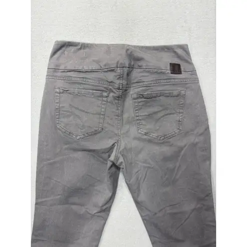 Jag jeans Gray High Rise Straight Crop Pull On Gray Denim Womens Size 10P