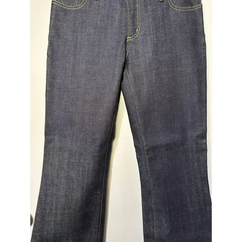 Mychael Darwin Premium Denim Custom Flared Jeans Low Rise Size 8 New w/o Tags Blue