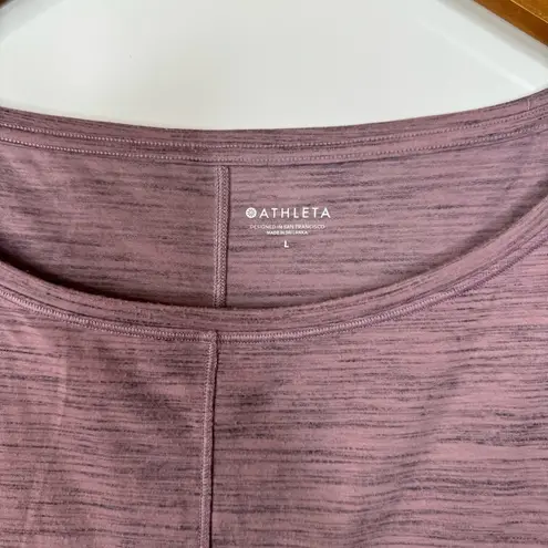 Athleta  Flow Top Essence Spacedye Long Sleeve Size Large