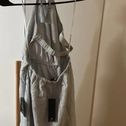 Lulus  halter tie midi dress