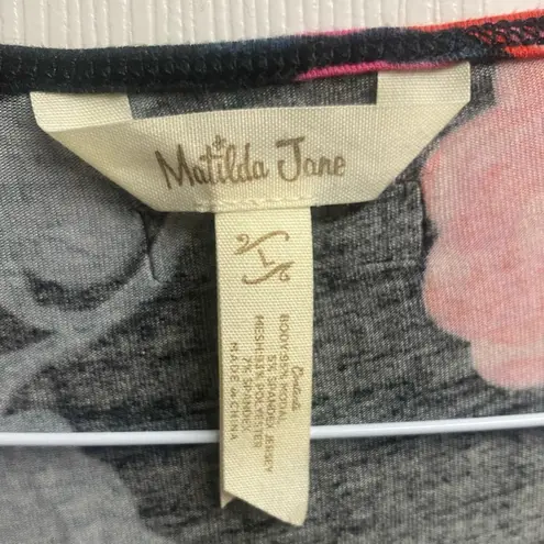 Matilda Jane Winter Blooms Floral Blouse Top Size Large