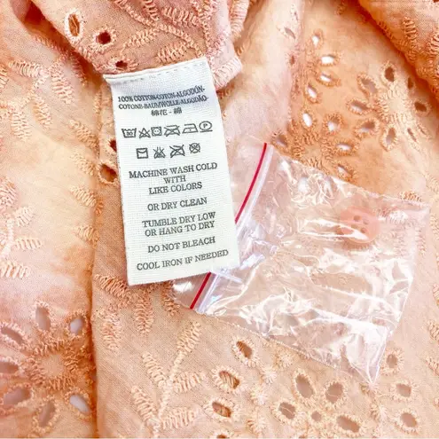 Jen's Pirate Booty Jen’s Pirate Booty Ashbury Swirl Maiden Robe Eyelet Apricot Dress Kimono Duster