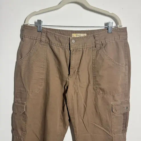 Gander mountain Hiking Pants Women 14R Brown Straight Gorpcore Camping Outdoor