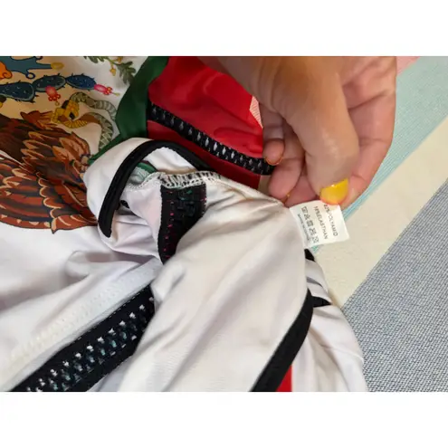 None NWOT Mexican Flag One Piece Sz M