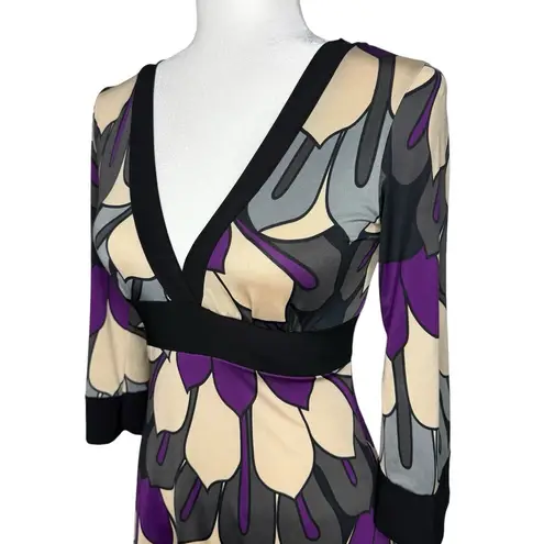 Body Central Vintage Y2K S Babydoll Dress Bow Stretch Empire Waist Made In USA