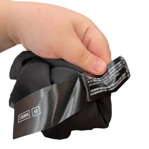 C/MEO COLLECTIVE Counting Stars Top Black Sheer Sleeve Peplum Keyhole Medium - Image 15