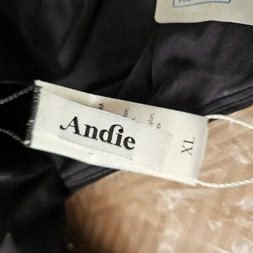 ANDIE Swim Bikini Bottom The Riviera Belted Black Casual Neutral Classic