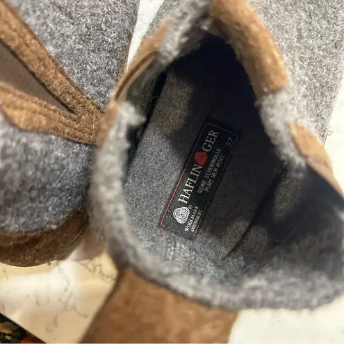 Haflinger Wool Bootie Slipper Shoes Size 37/Woman’s 6 Blue