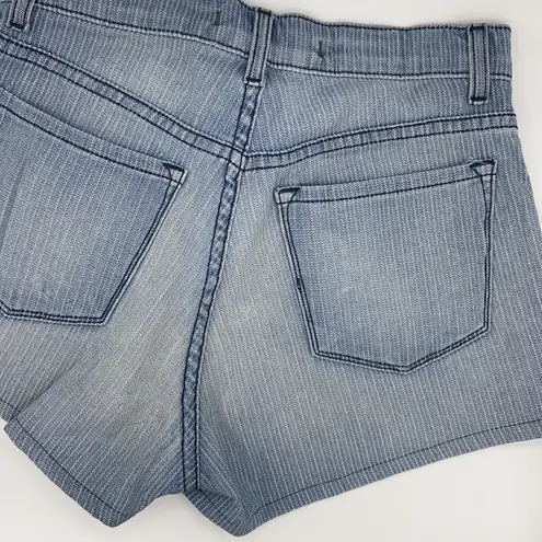 J Brand NEW!  Denim Jean Shorts Size 25 Engineer Railroad Stripe