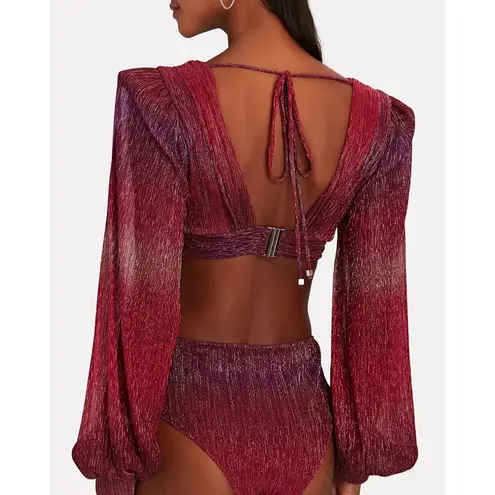 PatBO Ombre Lurex Plunging V