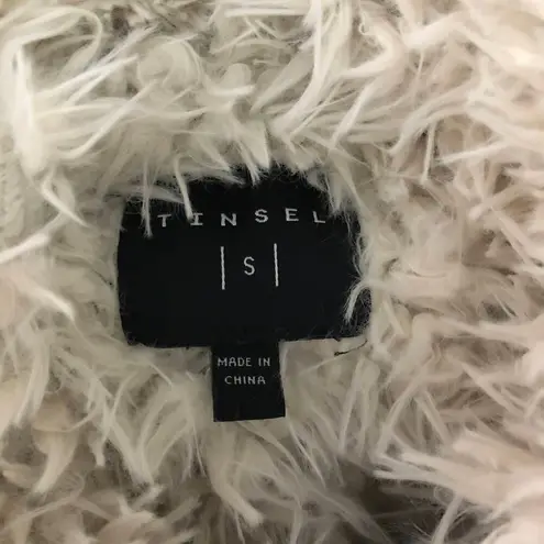 Stitch Fix Tinsel SMALL Odensay Cargo Vest - Sherpa Lined 4 Front Pockets