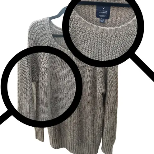72. American Eagle Brown Knit Jegging Sweater Women’s Size XL