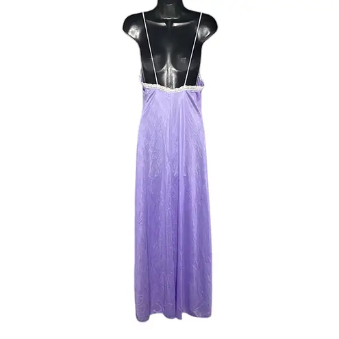 Val Mode VINTAGE Large Light Purple Slip Dress Long Nightgown