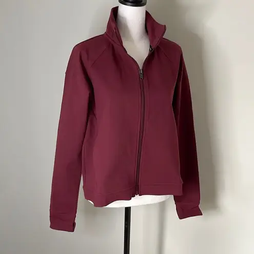 Public Rec All Day Jacket. NWT. Size Medium. Maroon Red