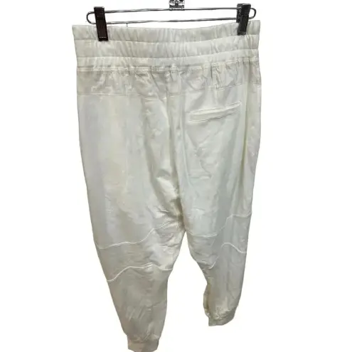 Young Fabulous and Broke  Women's White Elastic Waist Sweatpants Size Small