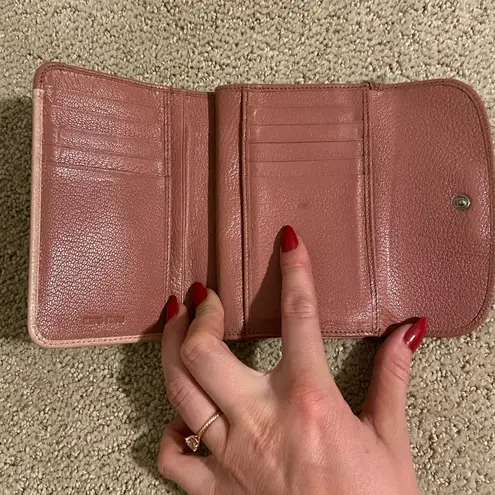 Miu Miu Authentic Madras colorblock wallet pink blush silver luxury - Image 6