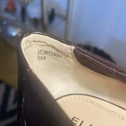 Ellen Tracy Black Block Heel Pumps 8M