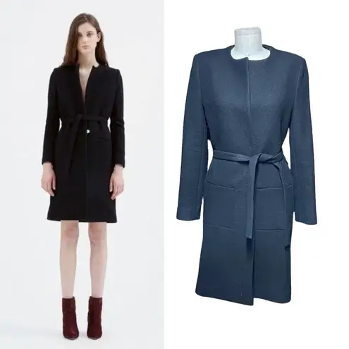 IRO Kila Coat Jacket Black Wool Blend Size 38 / US 6