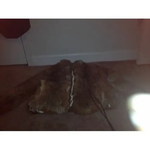 Jacques Aran NY Paris Women's Unknown Size Faux Fur Jacket Coat Brown