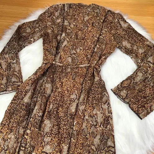 NWT Nanushka Animal Prnt Yai Pleated Mini Dress M Multiple Size M