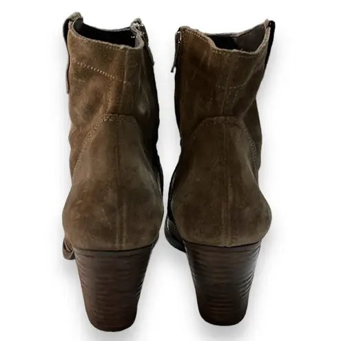 Paul Green  'Jax' Suede Brown Booties N5551 Color-Earth Women's Size 5.5 US/ 3 UK