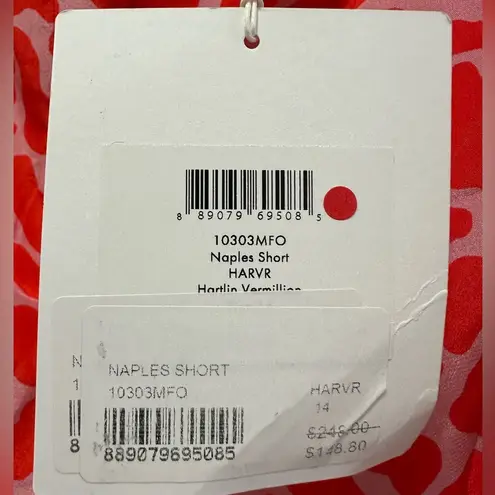 Diane Von Furstenberg  100% Silk Naples Shorts NEW 14