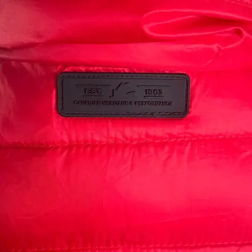 New without tags Women's Pajama Red Puffer Jacket "Aurora" size XS