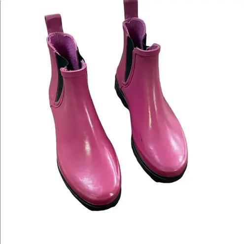 Ralph Lauren Polo Sport Rubber pink rain boots