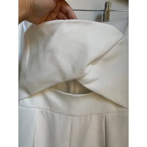 Black Halo Jada Strapless Jumpsuit Size 2