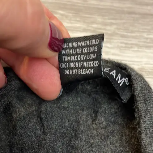 American Dream Heather Charcoal Gray Short Sleeve Thin Material Women’s Tee XS