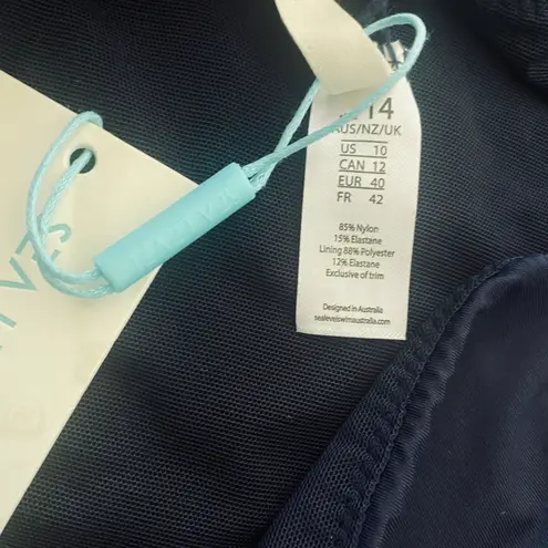 Sea Level High Waist Gathered Side Swim Bottoms